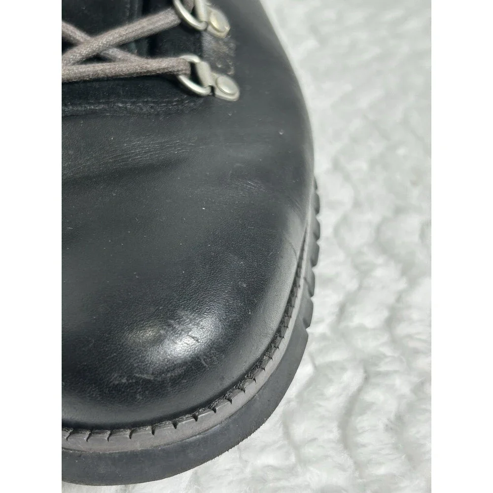 Cole Haan Boots Mens Size 12 Black ZEROGRAND‎ Leather Lace Up Combat Ankle Hiker
